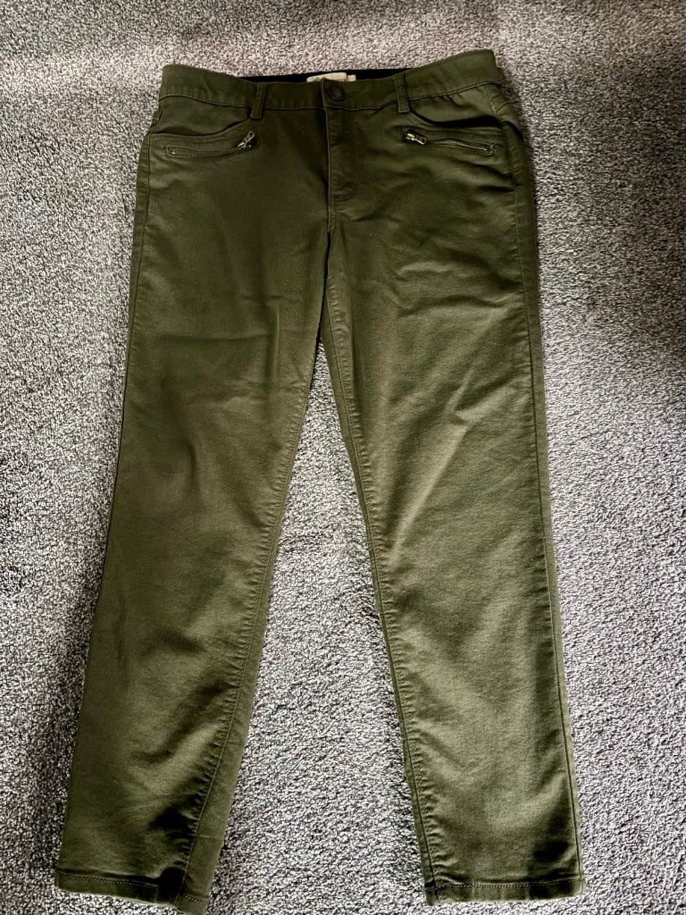 Democracy Ab Technology Skinny Pants Olive Green 10